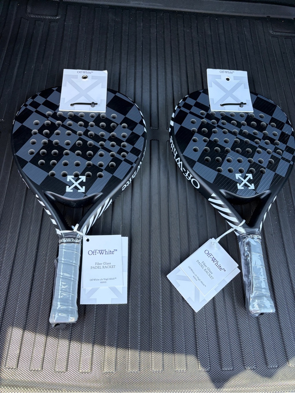 Off-White Black & White Padel Racket Set